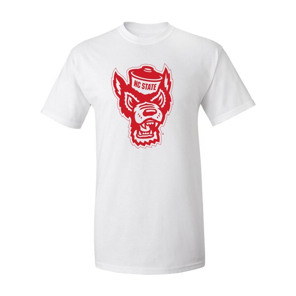 White Short Sleeve Tee - Wolfpack /
